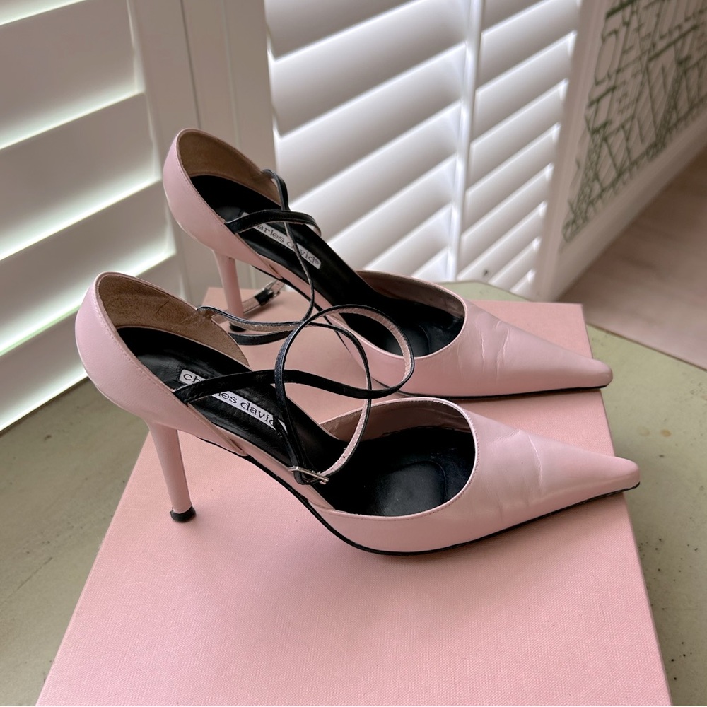 Charles David heels, powder pink , size 7,5